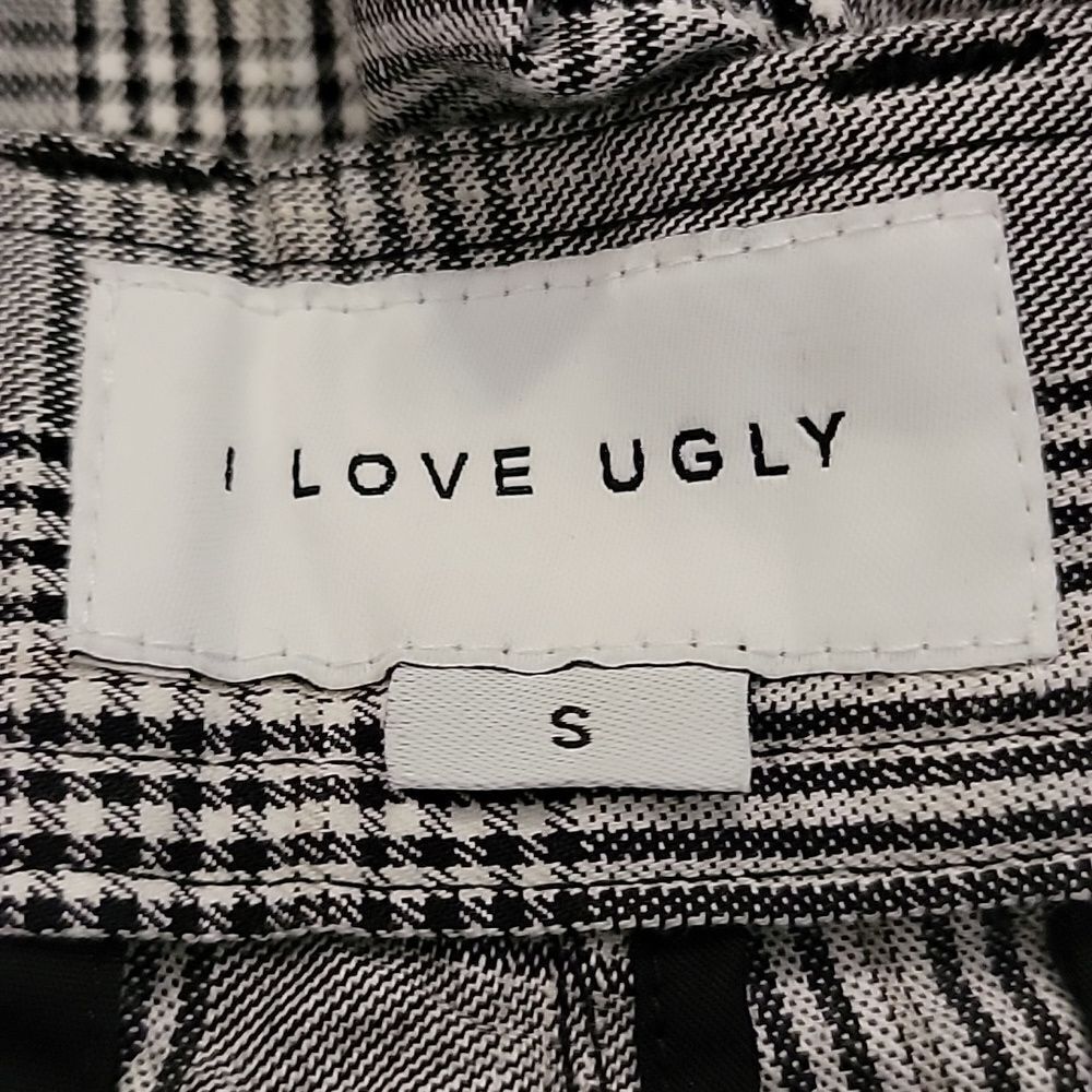 I Love Ugly Kobe Pant in Black/White Check - Picture 7 of 9